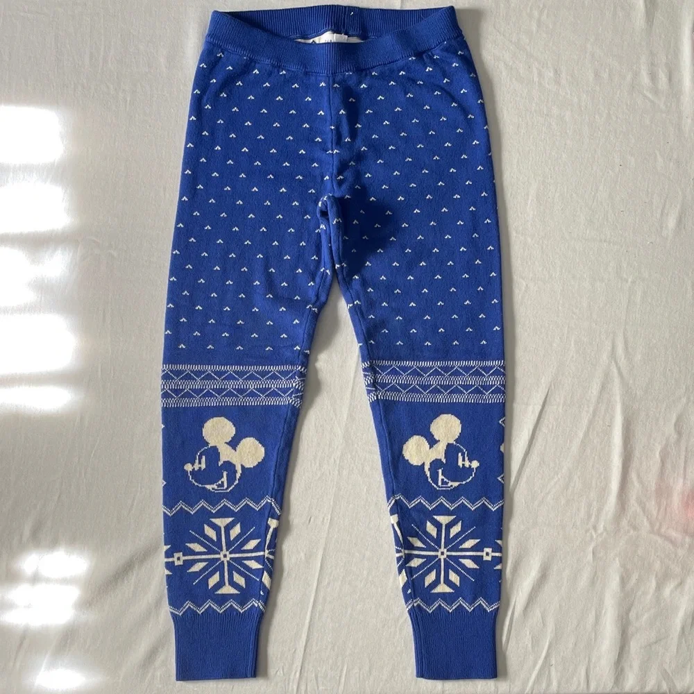 GAP Blue and White Fair Isle Zip Cardigan